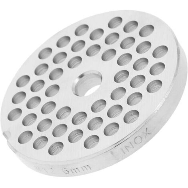 Ersatzscheibe Für Fleischwolf 12 Aus Edelstahl, Außendurchmesser 69 Mm, Loch 6 Mm, Metallzubehör Für Elektrischen Fleischwolf, Metallene Küchenteile