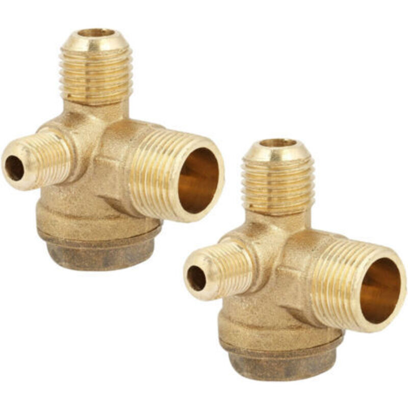 2 Stück Rückschlagventil Für Kompressor, 3-wege-luftkompressor-rückschlagventil 20x16x10mm Für Anschlüsse Von Luftkompressoren