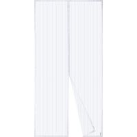 Magnetisches Fliegengitter Für Türen, Mesh-vorhang Mit Durchgehendem Magnetverschluss Von Oben Nach Unten Und Automatischer Schließfunktion, Hält Die Frische Luft Im Inneren (140x220cm, Weiß)