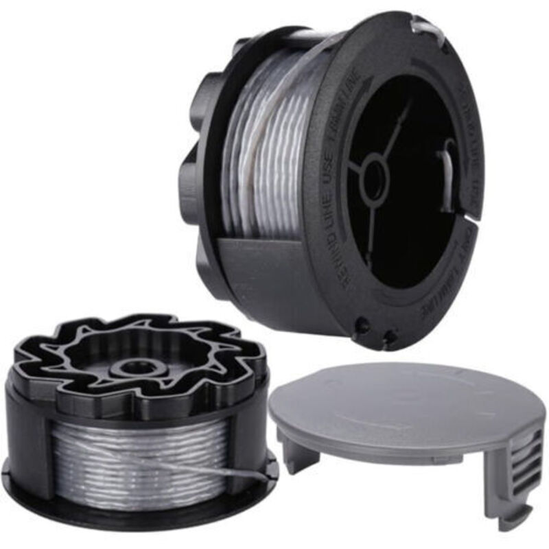 Spulenfaden Für Bosch Universalgrasscut Rasentrimmer 18 18-26 18-260 F016800570 Mit Abdeckung (2 Stück).