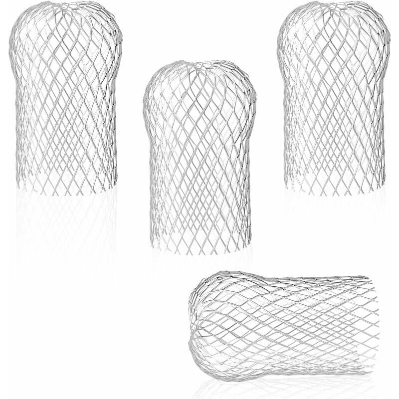 4er-set Aluminium-dachrinnenfilter – Flexible Und Langlebige Dachrinnenabdeckung Für Häuser Mit Dach Und Fallrohr Zum Schutz Vor Laub