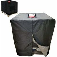 Schutzhülle Für Ibc-wassertank 1.000 L Mit Reißverschluss, Winddicht, Uv-beständig Und Reißfest, T-audace
