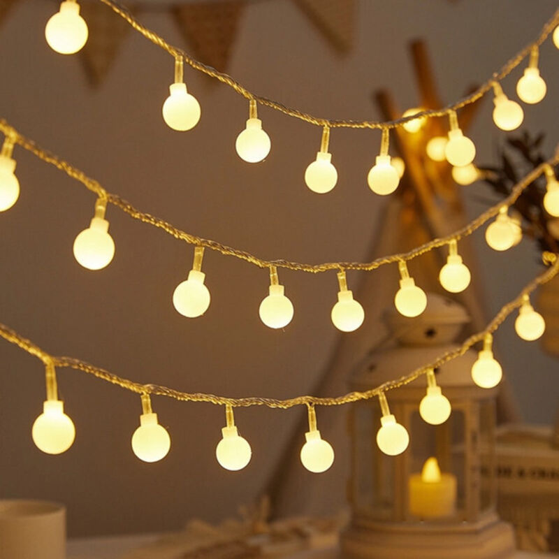 Stern-lichterkette, 30 M, 300 Leds, Dekoration Für Camping Und Krippe Mit Blinkfunktion