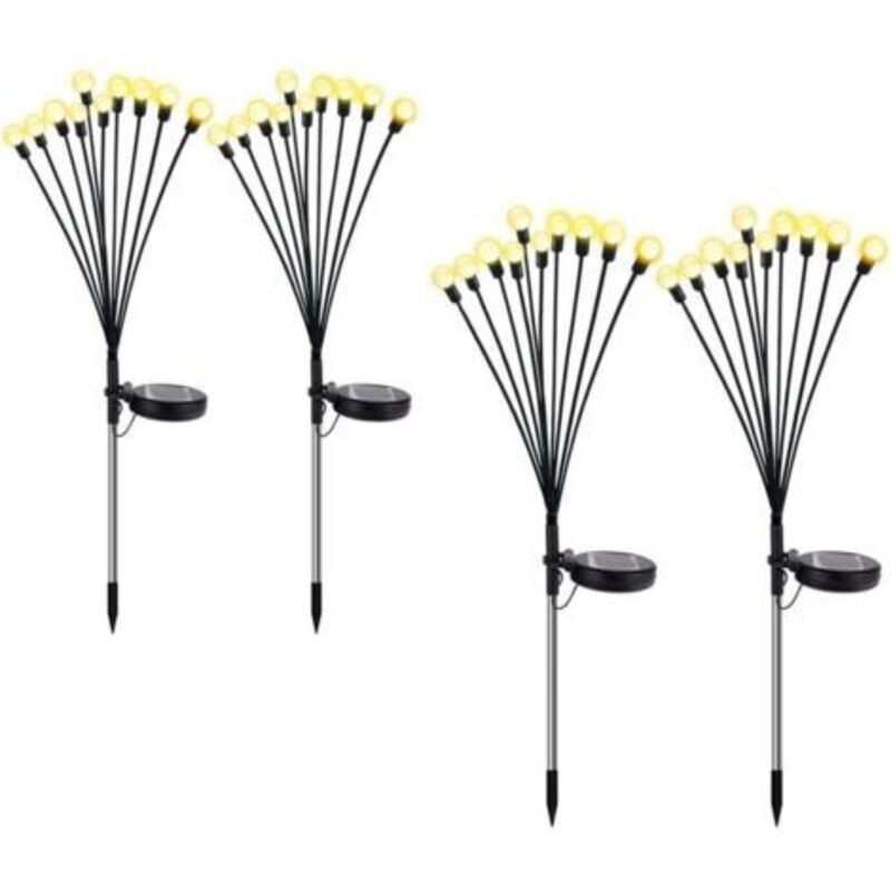 Solar-lampe Luciole - Wasserdicht Für Balkon, Garten Und Terrasse - Warmweiß