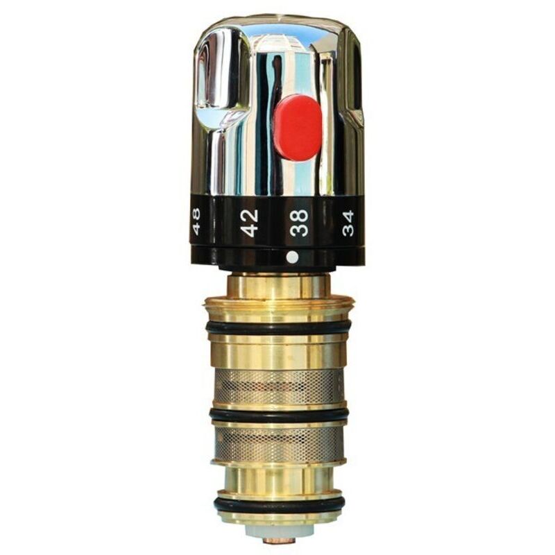 1 Thermostatisches Reparaturset Für Chromierte Messing-badewannen- Und Duschmischer