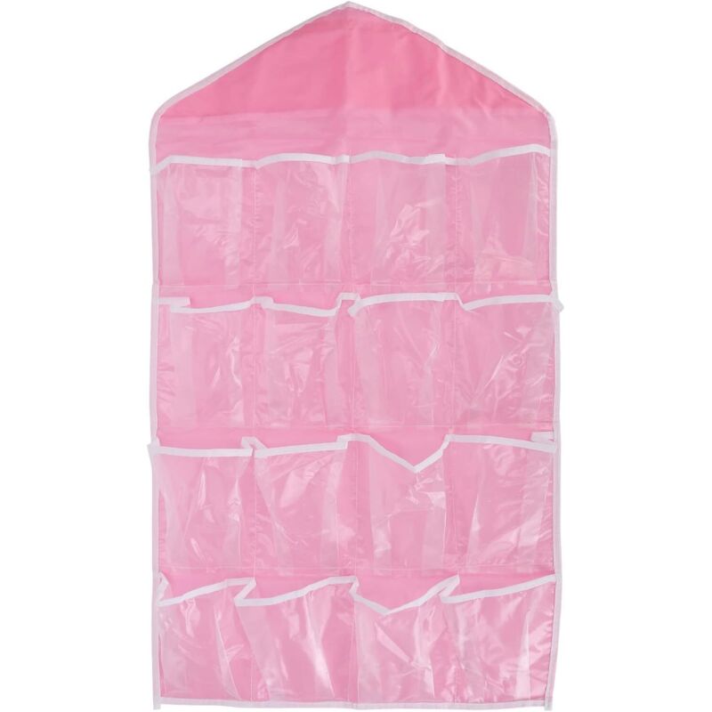 Aufbewahrung Hinter Der Tür – Wandhängeschrank Über Der Tür, Aufbewahrungsbeutel, Hängende Polyesterregale, Tasche Für Schlafzimmer, Wohnzimmer (rosa)