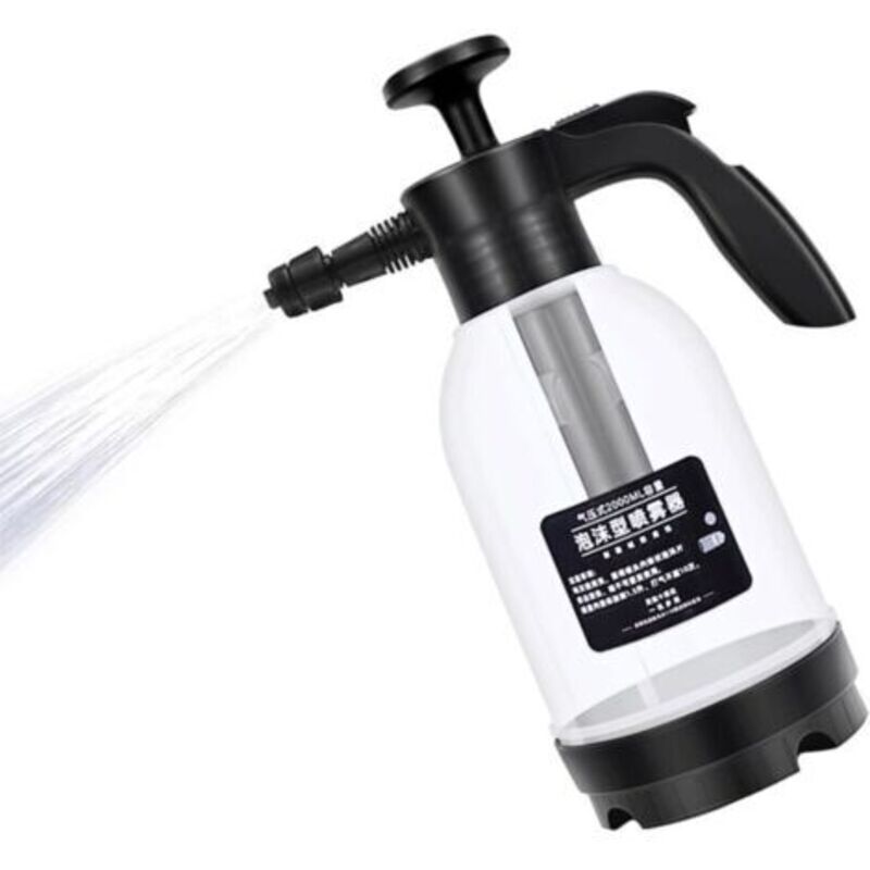 2l Druck-sprühflasche, Handpumpe Schaum Für Autos, Tragbarer Druckbetriebener Wasserzerstäuber, Schneeschaumlanze Für Autos