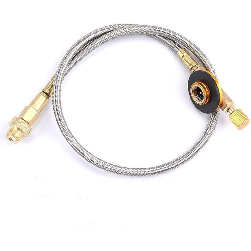 Adapter Für Camping- Und Wander-gasflaschen - Konverteradapter Für Butangaskocher (flaches Verlängerungsrohr Für Gasflaschen)
