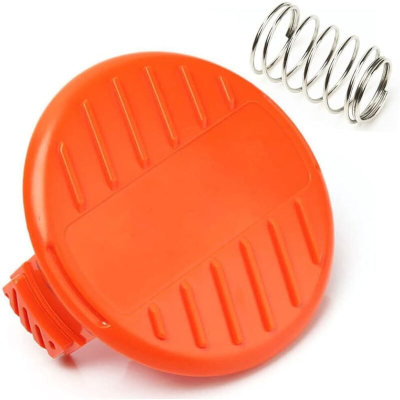 Deckelteile Der Spulenkappe + Ersatzfeder Für Rasentrimmer Black + Decker Stc1815 Gl4525 385022-03
