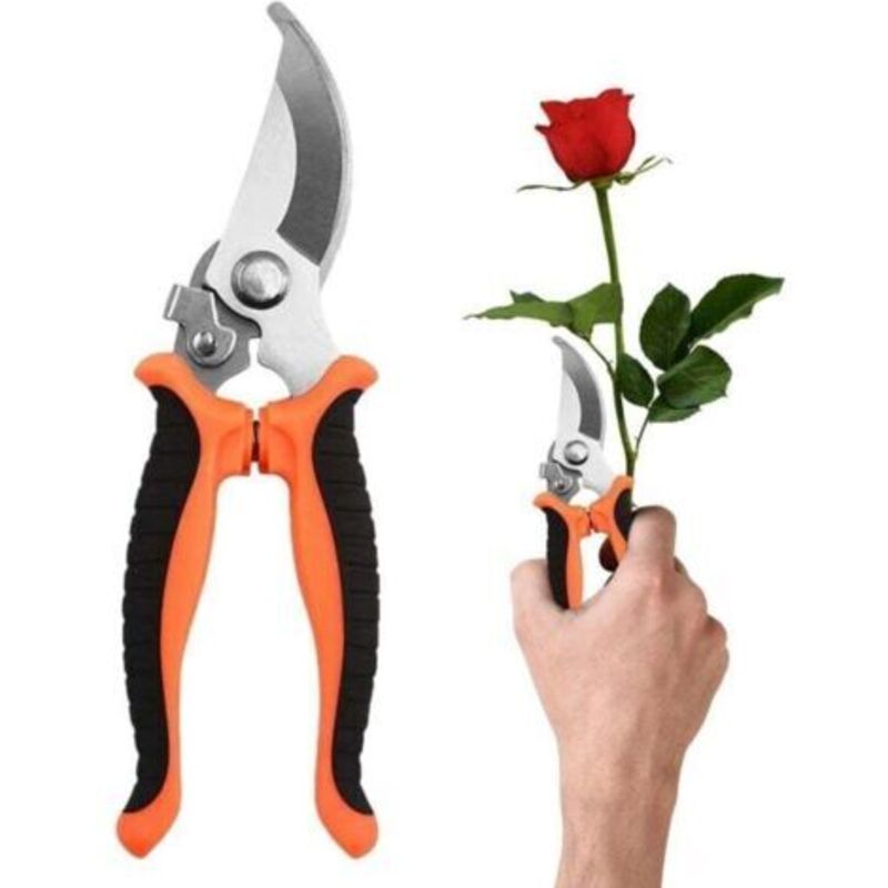 Gartenschere Aus Stahl – Robuste Handschere – Gartenschere – Blumenschneider, Floristenschere, Gartenwerkzeuge