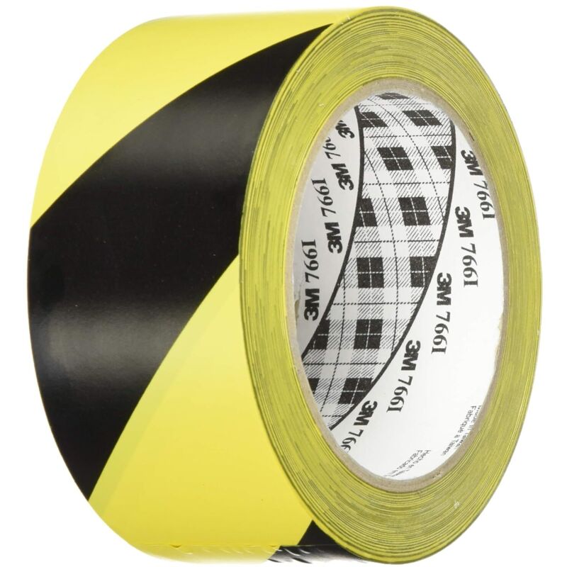 3m 766i Gefahrenwarnband, Gestreiftes Vinyl, 50 Mm X 33 M