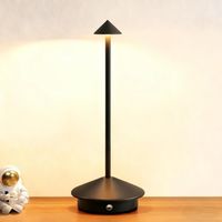 Kabellose, Wiederaufladbare Led-tischlampe Mit Touch-funktion, Dimmbar, Tragbares Minimalistisches Design Für Restaurant, Romantisches Dinner, Schlafzimmer, Terrasse, Außenbereich Und Picknick