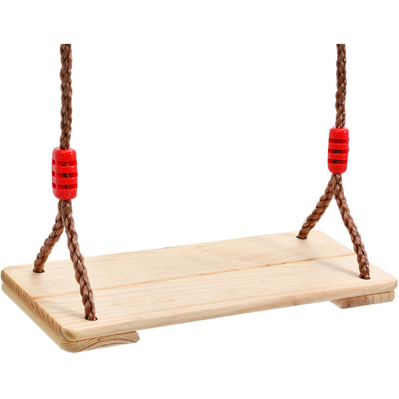 Hängeschaukel Aus Holz Für Erwachsene Und Kinder, Glänzendes, Korrosionsbeständiges Vier-panel-design Für Innen- Und Außenbereich