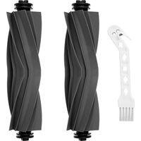 Set Mit 2 Hauptbürsten-zubehörteilen Für Saugroboter Dreame X40 Ultra / L10s Ultra / L40 Ultra / L10s Ultra Gen 2 / L10s Pro Ultra Heat / D10 Plus Gen 2 Mit Reinigungsbürste