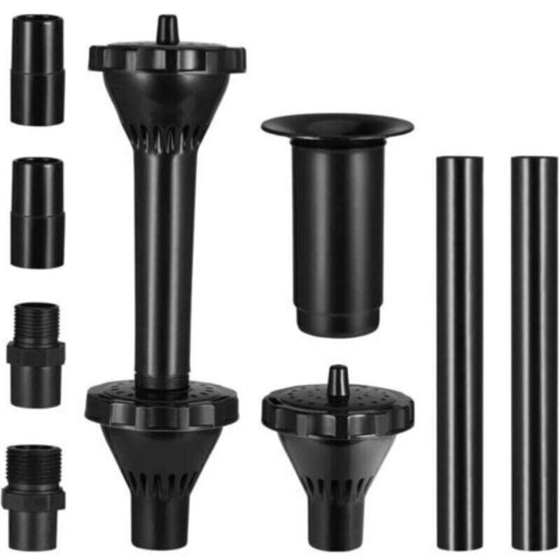 9-teiliges Set Mit Fontänen-sprühkopf, Verstellbare Pumpendüsen Für Teich, Aquarium, Pool Und Garten