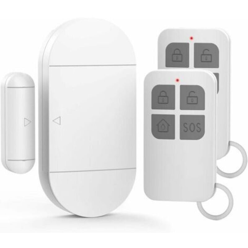 Tür- Und Fensteralarm, Alarm Mit 130 Db Sirene, 2 Fernbedienungen, Einfache Installation, Kabelloser Hausalarm