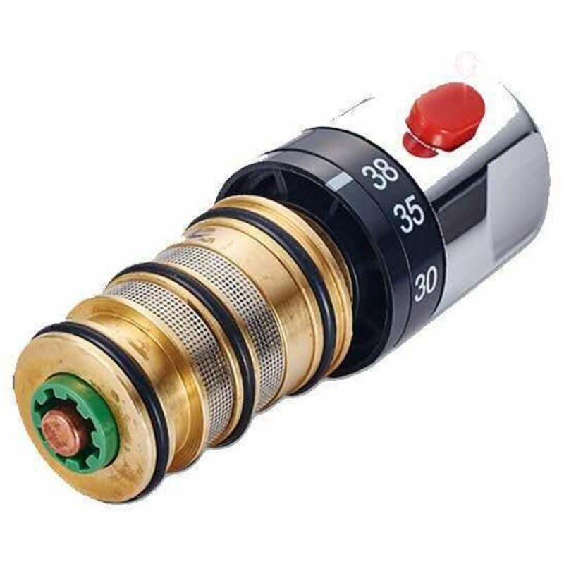 Thermostatischer Badezimmerhahn, Duscharmatur-griff, Ersatz-reparaturset, Thermostatkartusche, Messing