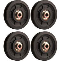Nylon-rolle Mit 90-mm-lager, Eigenschaften: 4 Stück, 90 Mm, Halterung