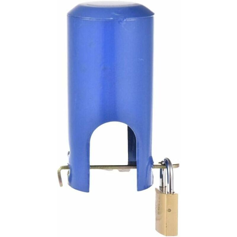 Diebstahlschutz-abdeckung - Aus Hochwertigem Metall-eisen - Multifunktional - Für Außenbereich, Garten, Küche, Blau