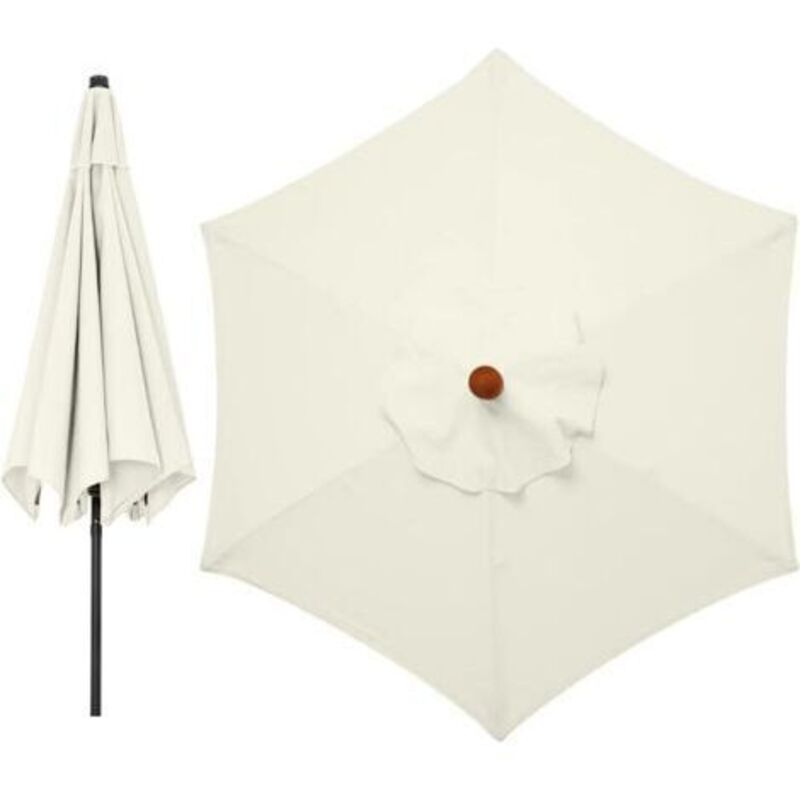 Sonnenschirmhülle 3 Meter – Hochwertiges Polyestergewebe – Uv-schutz 30+ – Kompatibel Mit 6-arm-sonnenschirmen – Hexagonal