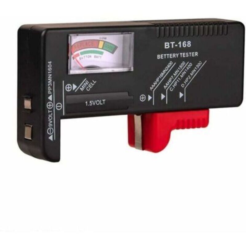 Batterietester, Spannungstester Für Batterien, Tester Für Knopfzellen Aa/aaa/c/d/9 V/1,5 V, Universelles Lcd-display