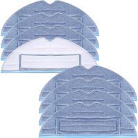 24 Ersatz-mopps Für Roborock S8/s7/s7 Maxv Ultra/s7 Maxv Plus/s7 Maxv/s7 Max Ultra/s7 Pro Ultra/t7, Aus Weicher Mikrofaser, Waschbar Und Wiederverwendbar