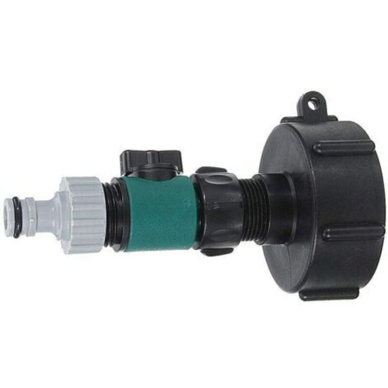 2er-pack Ibc-adapter Für Wasserschläuche, Ibc-s60x6-wassertankanschluss Mit Hahn Für Landwirtschaftliche Bewässerung, Garten, Balkon
