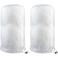 Winterabdeckung Aus Vlies, 2-teilig, Winterabdeckung Für Pflanzen Im Außenbereich, Überwinterungshülle Für Pflanzen Im Freien Mit Kordelzug Und Reißverschluss, Winterhülle, Schutzhüllen Für Pflanzen 8