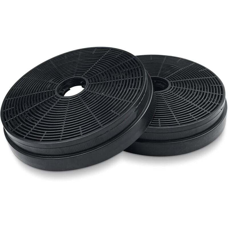 2x Dunstabzugshaubenfilter, Ø175 Mm Aktivkohlefilter Für Küchenabluft, Ersatz-umluftfilter Für Respekta Miz0031, Klarstein, Pkm Co4
