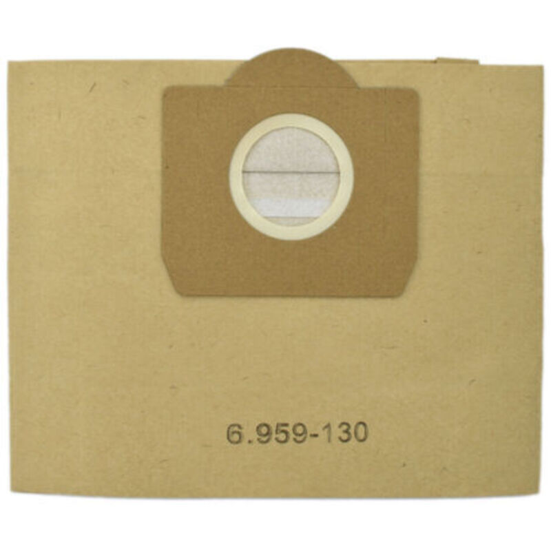 Staubsaugerbeutel Karcher 6.959-130.0 Papierfilterbeutel Für Wd 3 Mv 12 Stück
