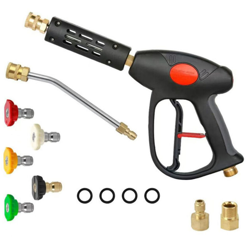 Multifunktionaler Hochdruck-wasserpistole Mit 1/4" Schnellkupplungs-sprühdüse Für Die Autowäsche