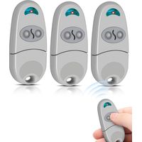 3 Stück Fernbedienung Für Tor 433,92 Mhz, Torfernbedienung, 2 Tasten, Garagentor-fernbedienung, Piepton-tor-fernbedienung, Tor-badge