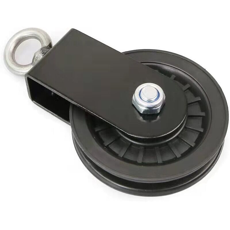 Leise Nylon-kabelrollen, 90 Mm, 360-grad-zugrad, Befestigung Für Lamellen-heberollensystem, Hebeblöcke, Heimfitnessgeräte