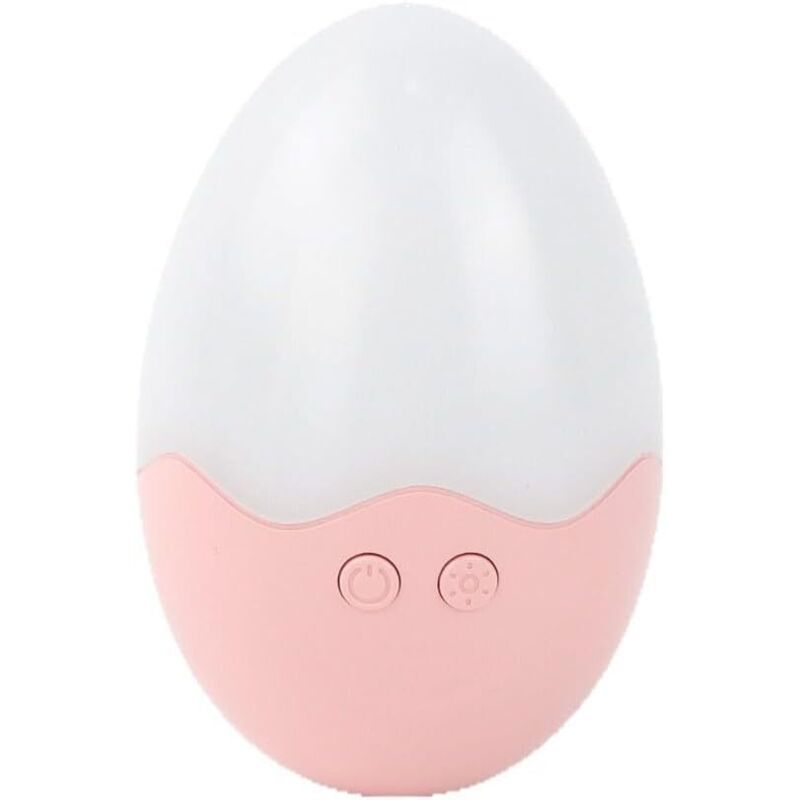 Kinder-nachtlicht, Taktgesteuerte Ei-lampe Mit Warmweißem Licht Und 7 Rgb-farben, Wiederaufladbare Und Stabile Nachttischlampe Für Baby, Stillen, Schlafzimmer 10267mm