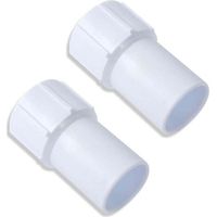 (2er Pack) Pool-schlauchmuffe 1-1/2 Zoll - Gewindemanschette Für Spiralförmigen Pool-ansaugschlauch - Verbindet Den Saugkopf Mit Dem Eingang Des Unterwasserskimmers
