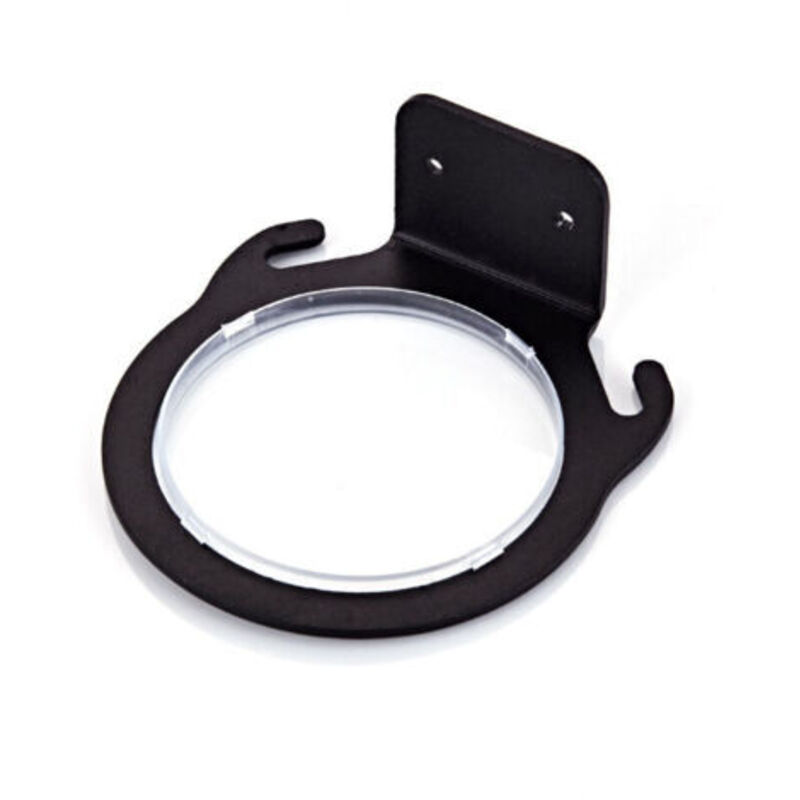 Wandhalterung Für Haartrockner, Schwarz, Wandhalterung Für Haartrockner Aus Aluminium (ohne Schrauben) Für Badezimmer, Innendurchmesser 7,5 Cm