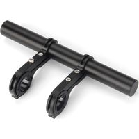 Fahrradlenker-erweiterungshalterung, Doppelte Lenkerverlängerung, Multifunktionale Aluminiumlegierungs-halterungserweiterung, Taschenlampenhalterung Fahrradzubehör, Für Taschenlampe, 1 Stück