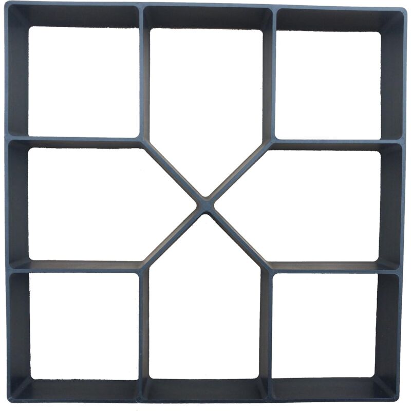 Kunststeinpflaster-form 40 X 40 Cm Für Garten, Terrasse, Gehweg, Patio, Bürgersteig – Wiederverwendbare Betonpflaster-form Zum Selbermachen