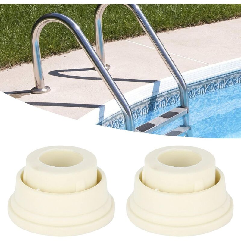 Stoßstange Für Treppe, Gummi-stoßstange Für Rolltreppe Für Einzelpool Mit Gummigriff Für Hotelpool (weiß)