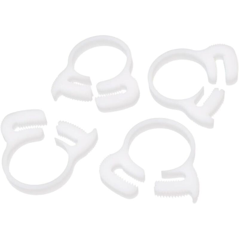 Kabelbinder 21,5 Mm–23,5 Mm Mit Doppel-ratsche, Aus Weißem Kunststoff, 4 Stück
