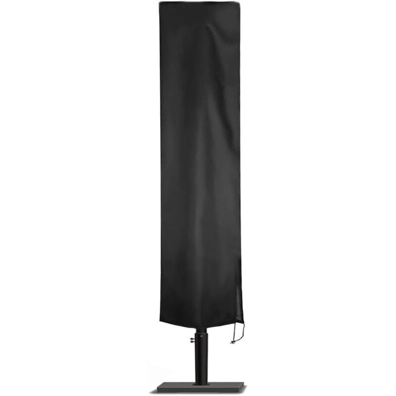 Wasserdichte Schutzhülle Für Sonnenschirm, Regenschirmabdeckung Mit Reißverschluss, Atmungsaktive 210d Oxford-abdeckung Für Garten-sonnenschirm 240 X 57 X 57 Cm