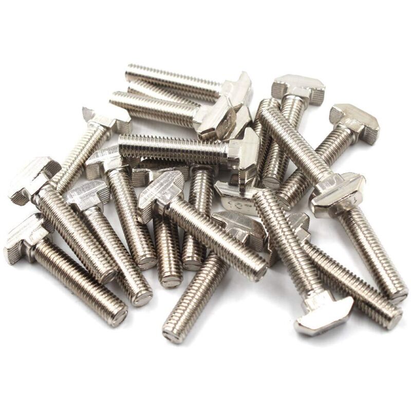 T-schrauben-klemmwerkzeug 4040 Für Aluminiumprofile Mit T-nut, Kohlenstoffstahl M8x40 (30er Pack)