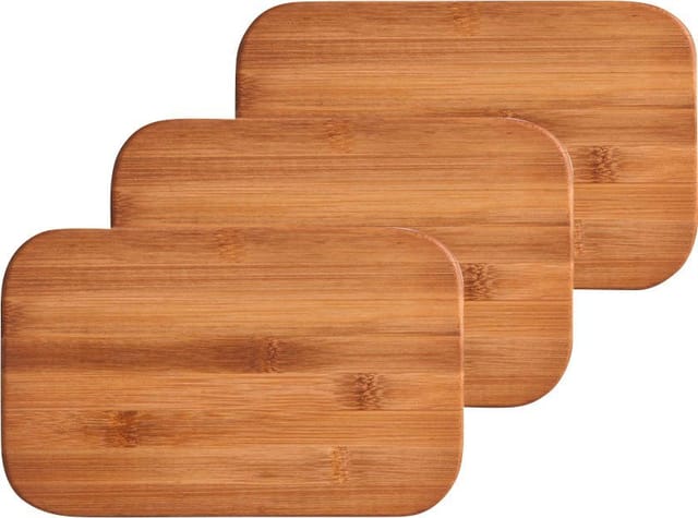 Zeller Present Schneidebrett Bamboo, Bambus, (Set, 3-St), wir empfehlen Handwäsche