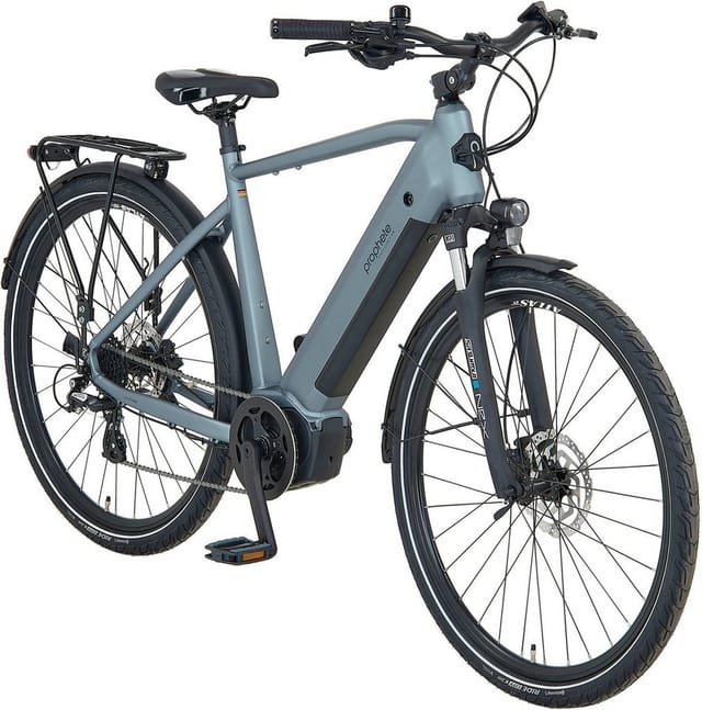 Prophete E-Bike Trekkingrad Entdecker 3.8, 8 Gang Shimano Altus Schaltwerk, Kettenschaltung, Mittelmotor, 540 Wh, Pedelec, Elektrofahrrad für Damen