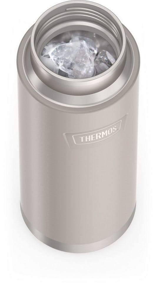 THERMOS Isolierflasche ICON BEVERAGE BOTTLE, Edelstahlkörper, spülmaschinenfest, 0,71l, 18h heiß & 24h kalt, extra große Öffnung, absolut dicht