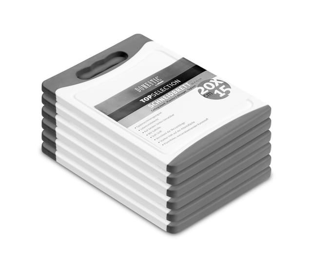 MÄSER Schneidebrett Telesto,Schneidebrett Set 6-teilig, 20 x 15 cm, Kunststoff, (Set, 6-St)