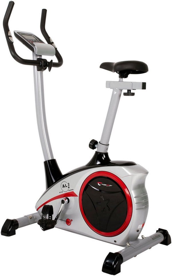 Christopeit Sport® Ergometer AL 2 (mit Tablet-Halterung), 150 kg max. Benutzergewicht, Fahrrad, 24 Widerstandsstufen