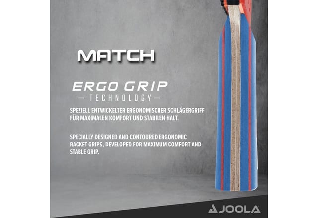 Joola Tischtennisschläger Duo (Set, 5-tlg., mit Bällen, mit Schlägerhülle)
