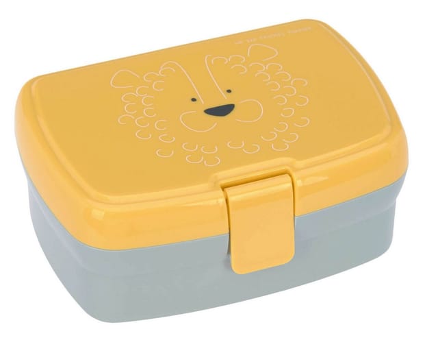 LÄSSIG Lunchbox About Friends, Lion, Polyprophylen (PP), Tritan, (Set, 2-tlg), mit Trinkflasche