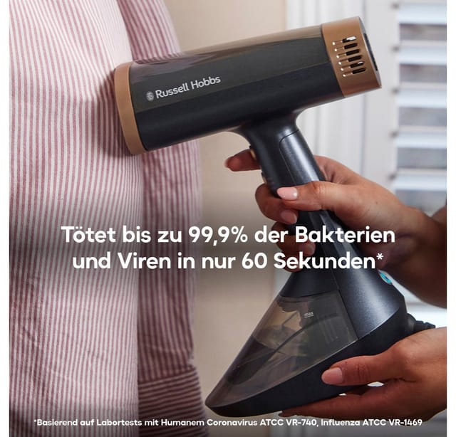 RUSSELL HOBBS Dampfbürste 28550-56 VacuSteam, 1400 W, 30 g Dampfausstoß, mit Keramik-Bügelsohle, 3 Einstellungen